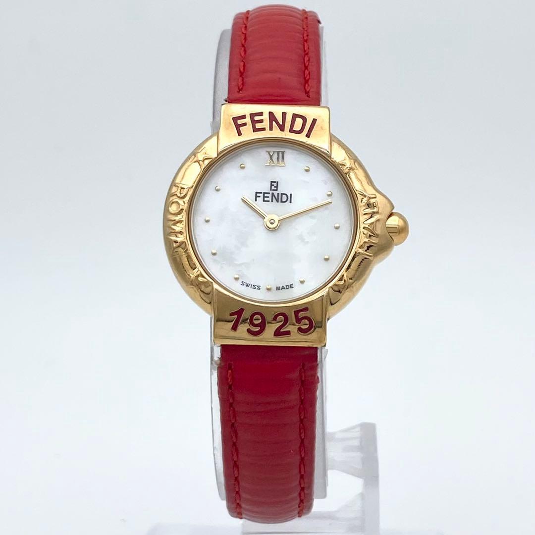 【稼働品】FENDI クォーツ ゴールド 腕時計￼￼￼ 430L 新品電池
