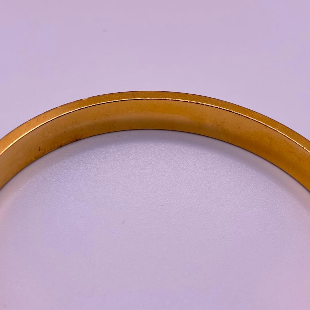 エルメス ケリー バングル ブレスレット カデナ 南京錠 ゴールド グリーン 緑