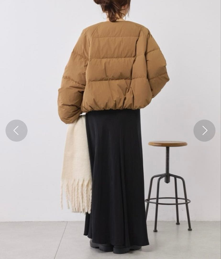 美品＊pual ce cin ショート丈ダウンジャケット