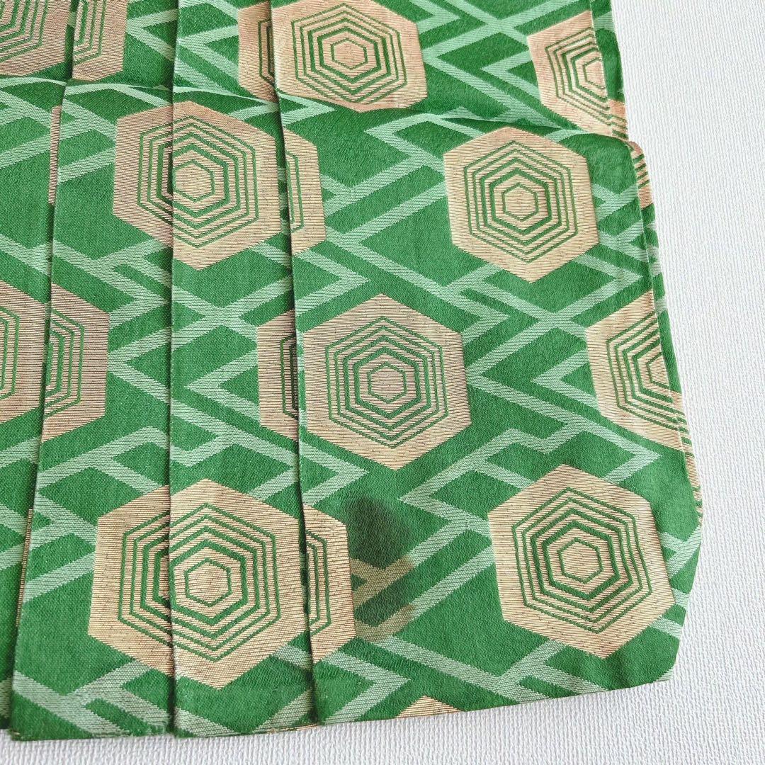 双子　２組セット　七五三5歳男の子　羽織＆袴＆長着＆簡単半衿＆小物　ベージュ緑紺