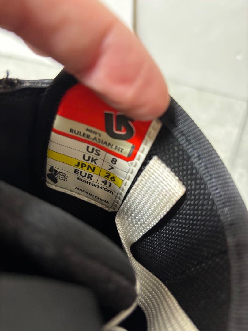 BURTON RULER ASIAN FIT 26cm メンズ ブーツ