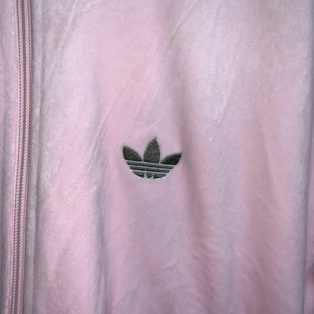 【新品未使用】adidas ベロア トラックジャケット ピンク XS