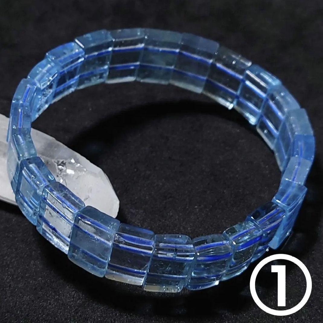 ★ブルートパーズ バングル ブレスレット①(SA+)