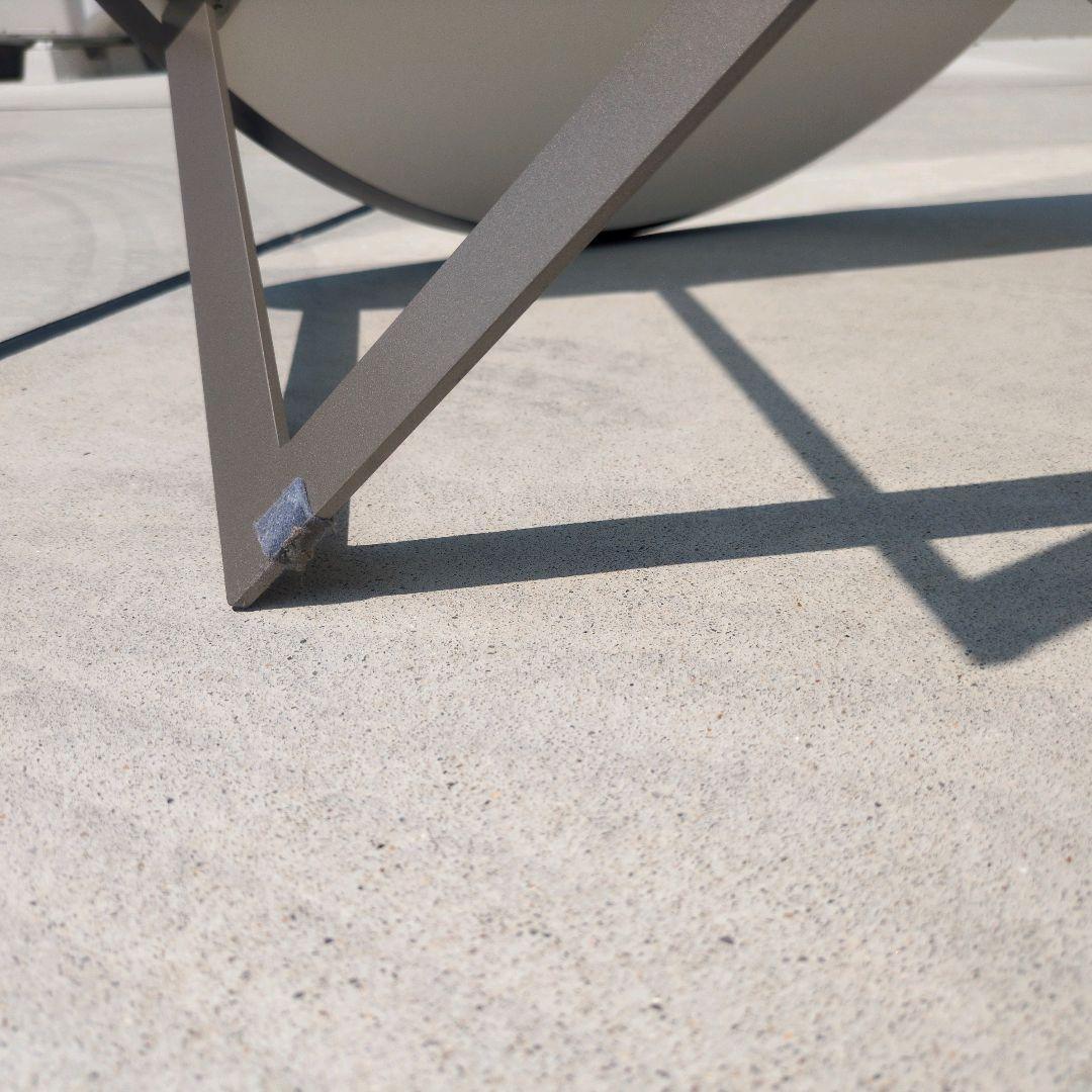 Pamouna (パモウナ) リビングテーブル ブラック×シルバー TUシリーズ