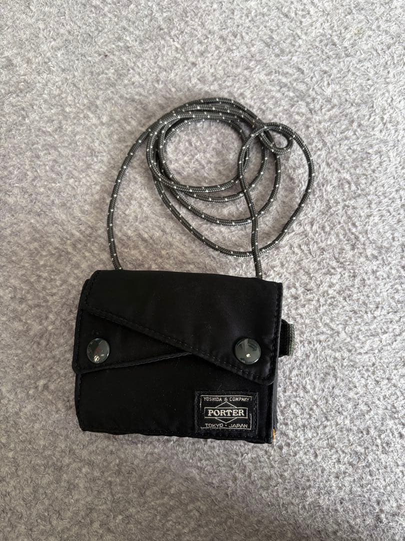 PORTER ポーター PX TANKER SLING PURSE 美品 黒