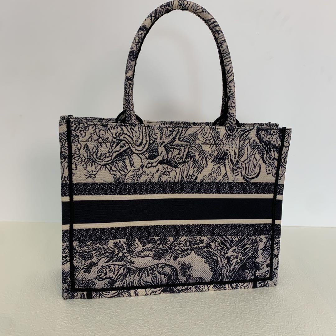 CHRISTIAN DIOR トートバッグ ベージュ ブラック