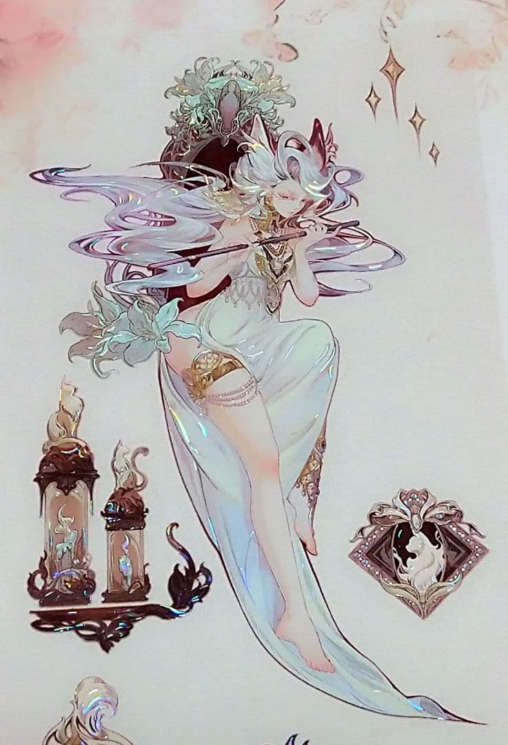 ✩再販✩J777＃浮光(贝壳光)YR原创切り売り海外人物マステ女の子