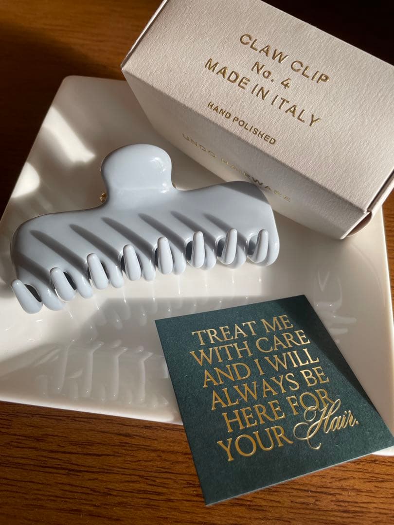 新品未使用　undo ヘアクリップ　NO. 4 CLAW CLIP