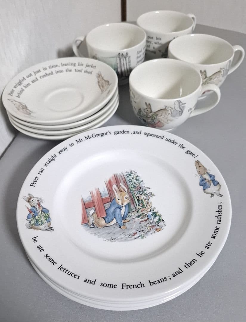 ピーターラビット 皿 製 旧刻印 12点