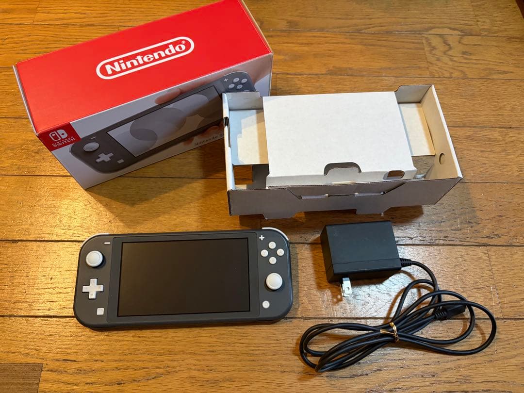 Nintendo Switch Lite 本体 グレー SDカード付き