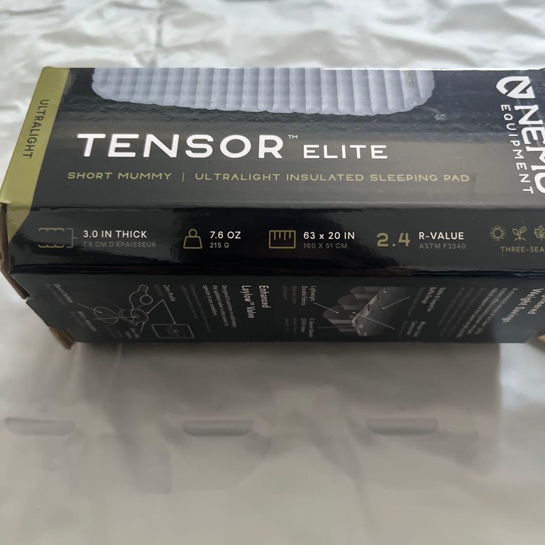 NEMO Tensor Elite スリーピングマット　ショートマミー　新製品！