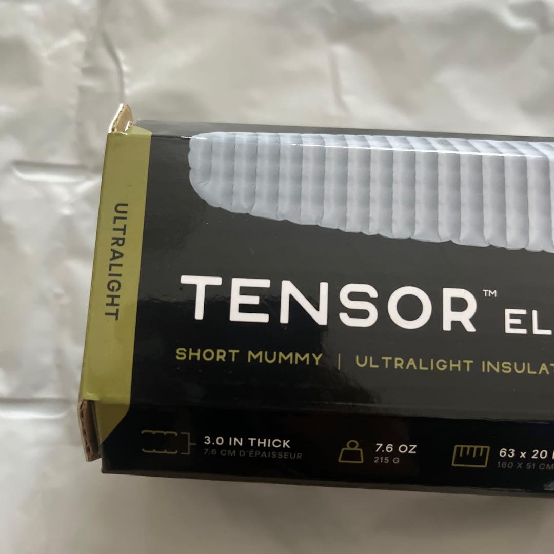 NEMO Tensor Elite スリーピングマット　ショートマミー　新製品！