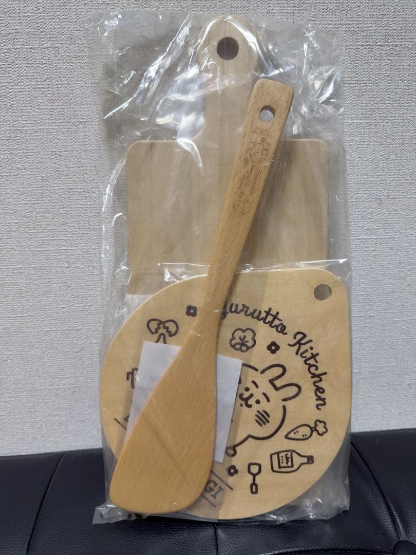 カナヘイゆるっとキッチンPISKE & USAGI 木べら まな板 鍋敷きセット