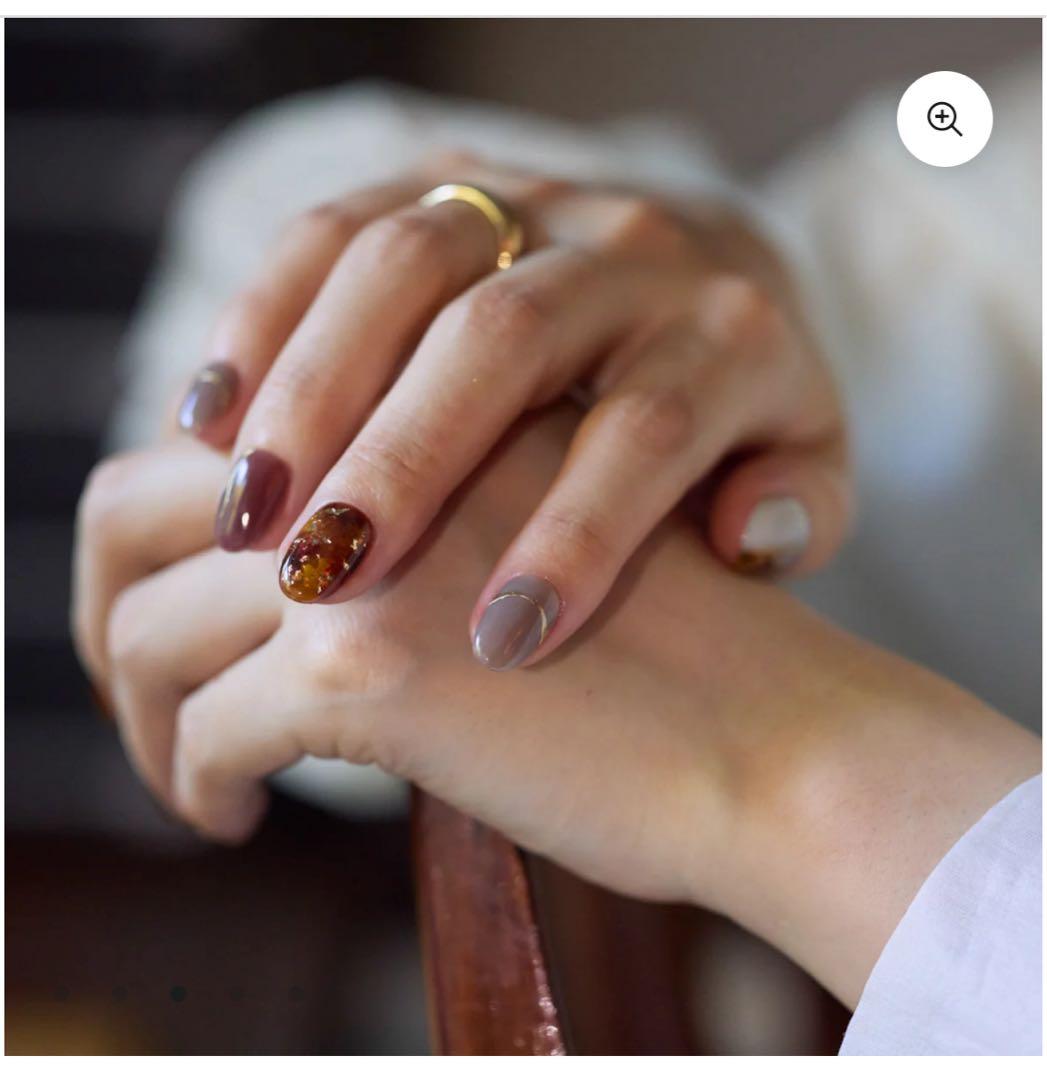 EVERNAIL エバーネイル　Vintage Brown ラウンドショート