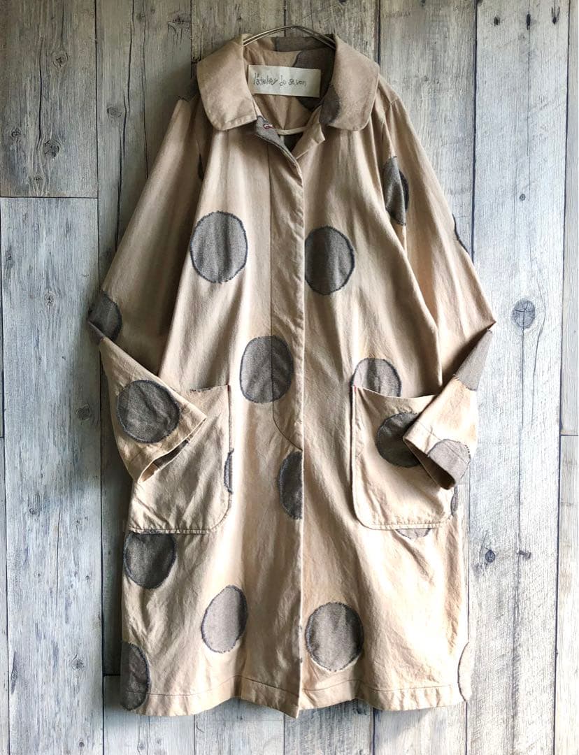 l’atelier du savon アトリエドゥサボン　ドット　コート　綿
