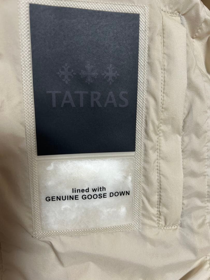 TATRAS ホワイト キルティングダウンベスト