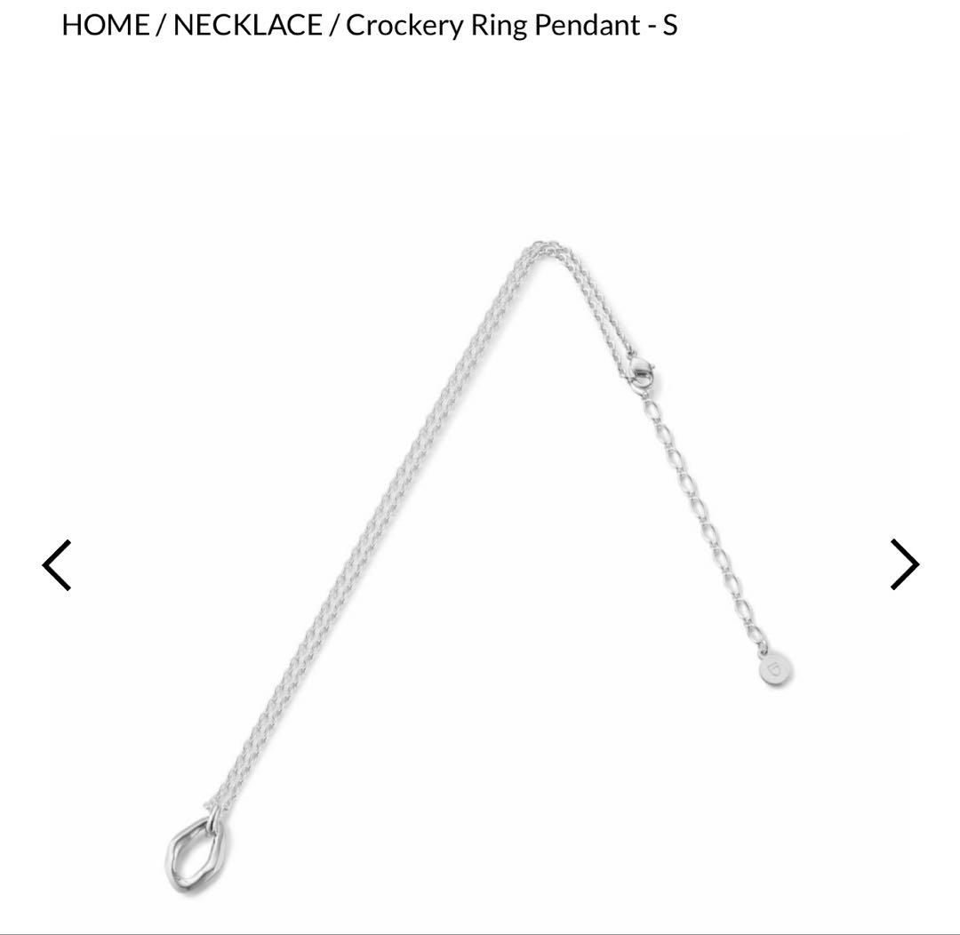 アクセサリー GARNI Crockery Ring Pendant - S