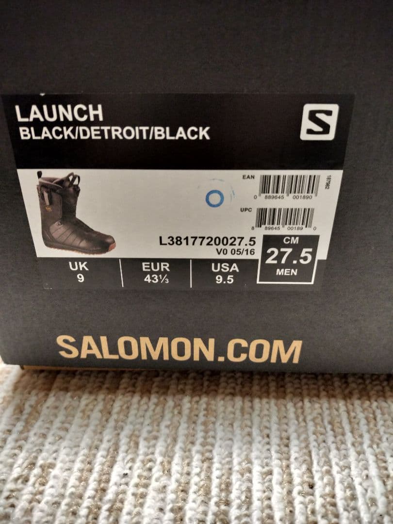 ◆送料無料◆新品◆メンズ27.5◆SalomonLaunch◆スノーボードブーツ