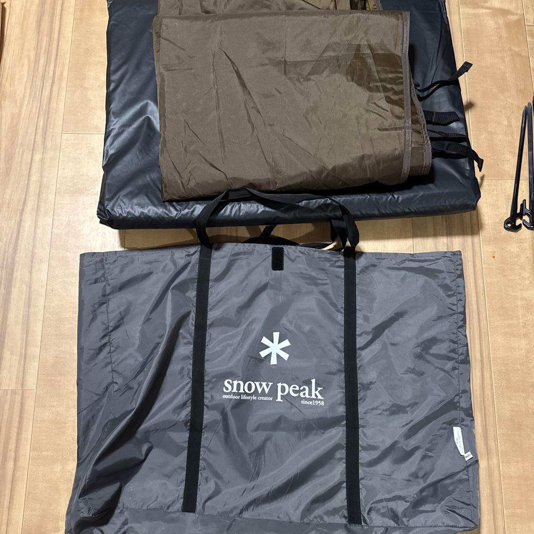 スノーピーク　リビングシート&フロアマット