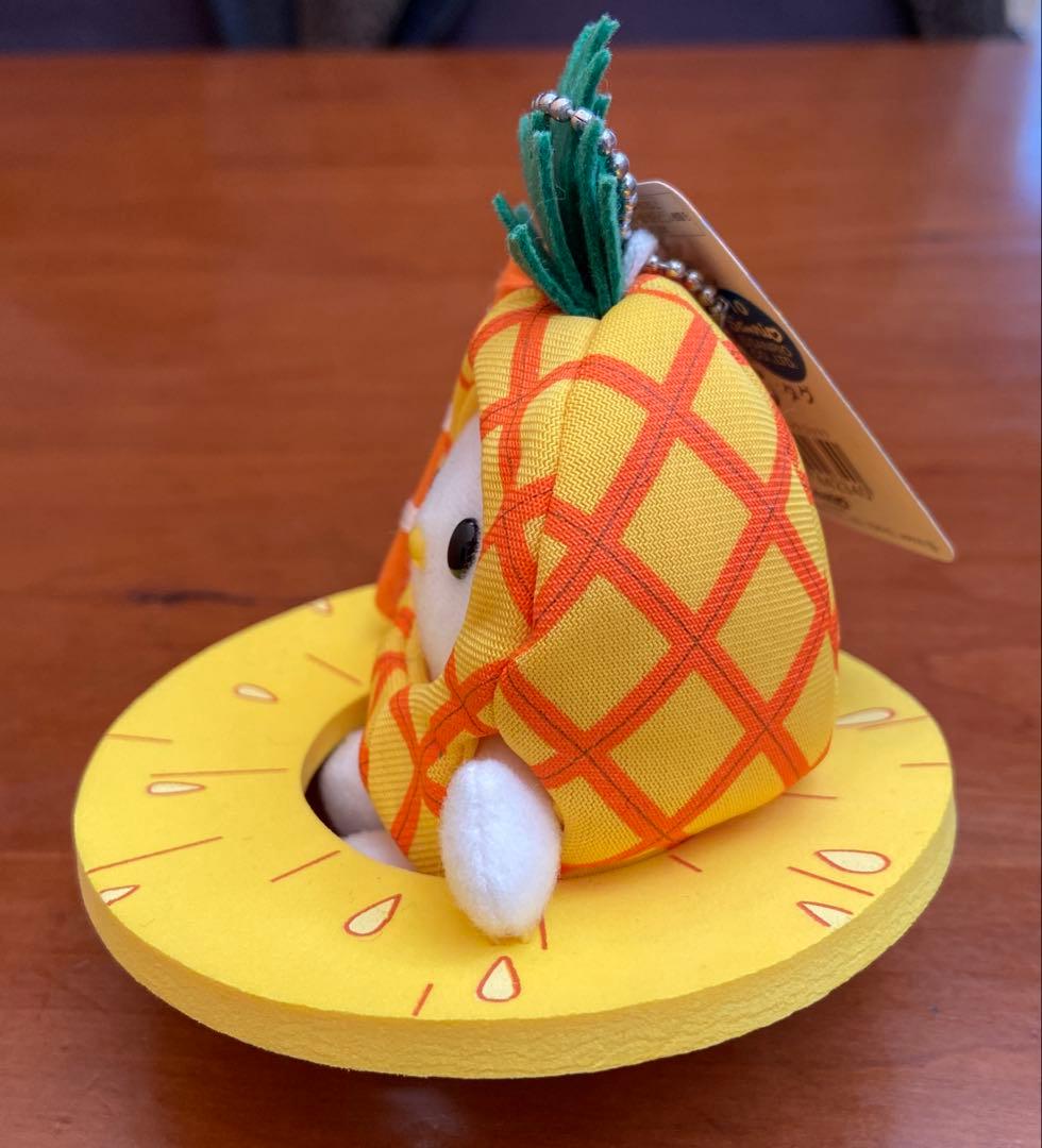 沖縄　ハローキティ ぬいぐるみ キーホルダー　ご当地キティ　レア　パイナップル