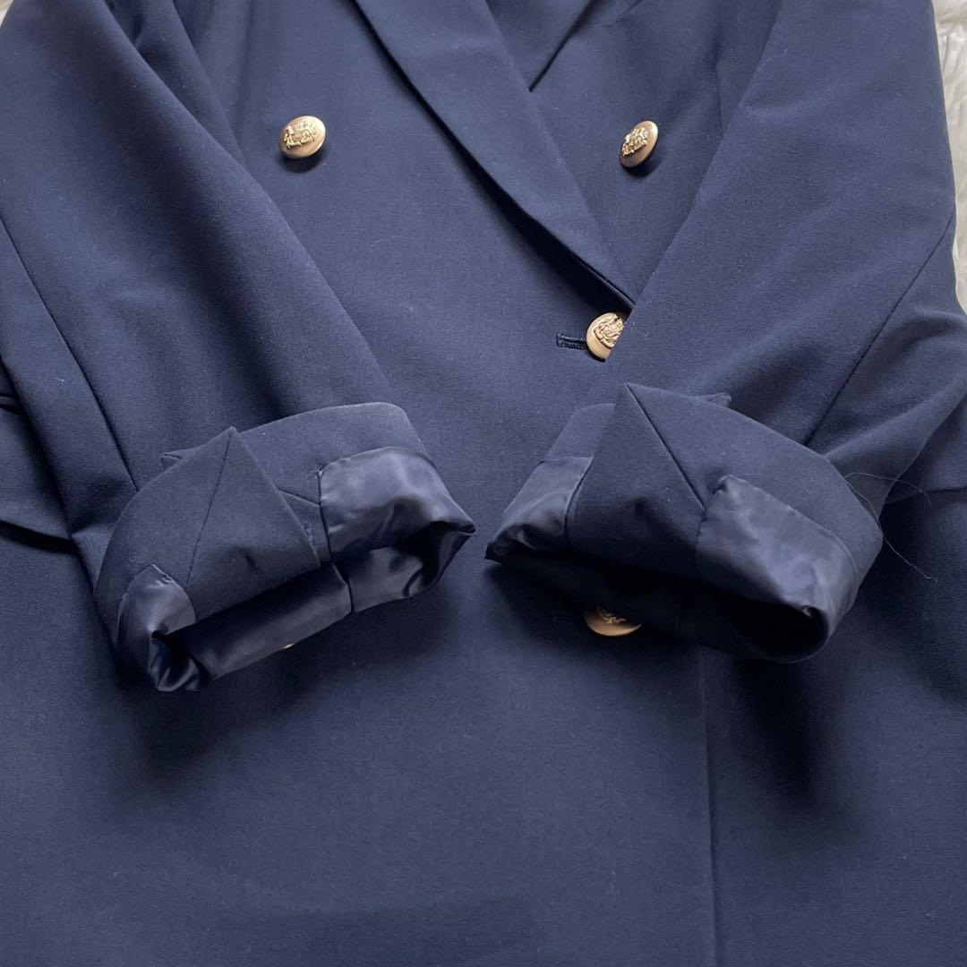 THE SUIT COMPANY 紺ブレダブル金ボタンパンツスーツセットアップ