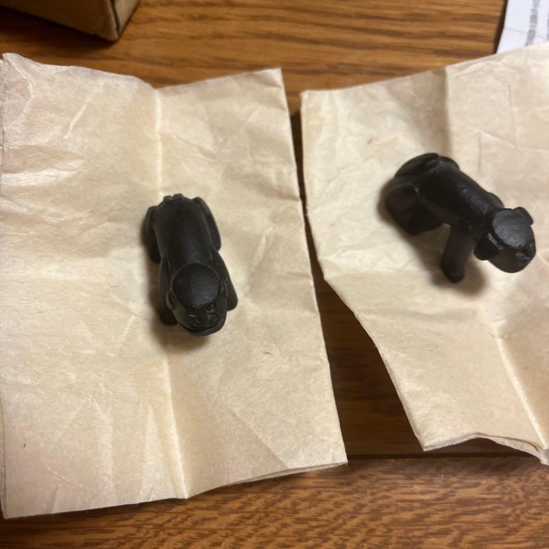 南部鉄器　狛犬