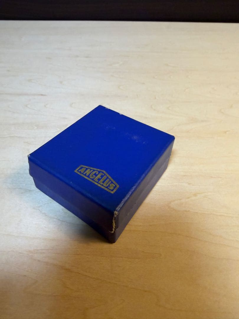 【希少】ANGELUS トラベルクロック 手巻き アラーム付き ※針不動