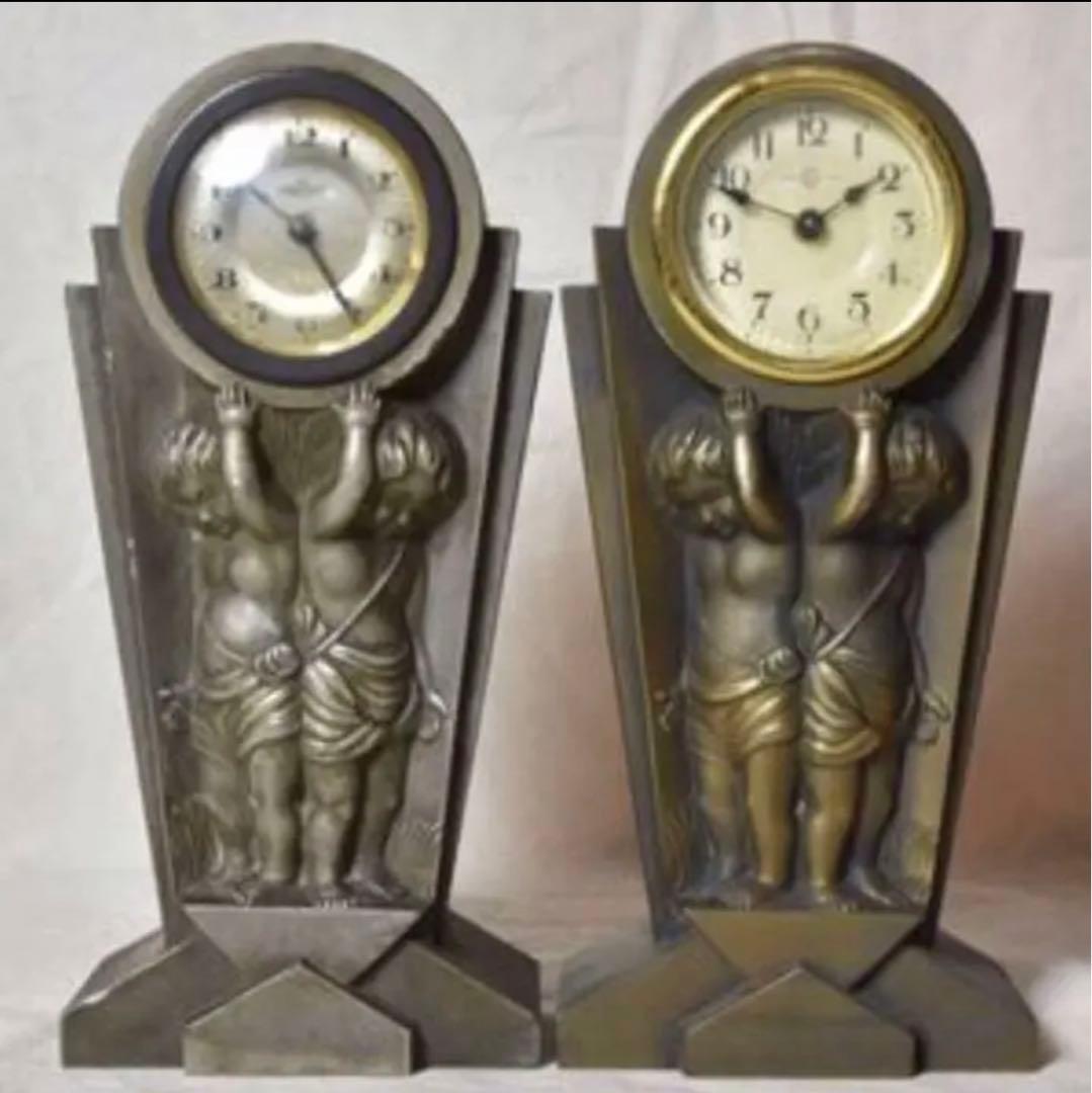 価格変更 精工舎（現SEIKO）1954年以前（昭和29年）ブロンズ製置き時計