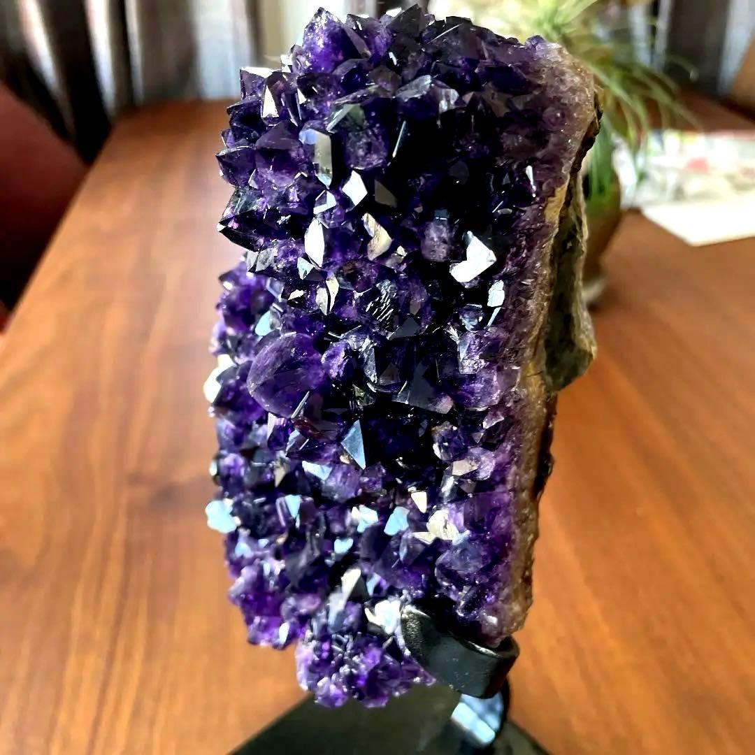 ウルグアイ産　アメジスト　クラスター　天然石　水晶　パワーストーン