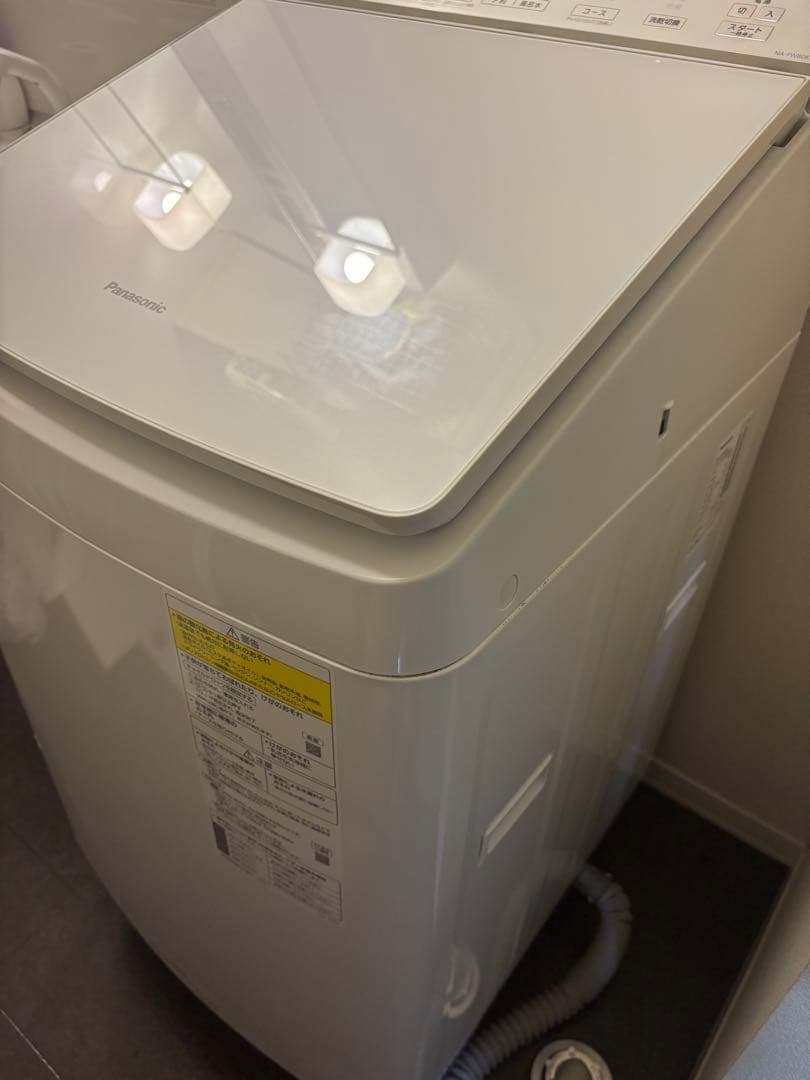 Panasonic 縦型乾燥機洗濯機 2021製 8kg NA-FW80K9-W