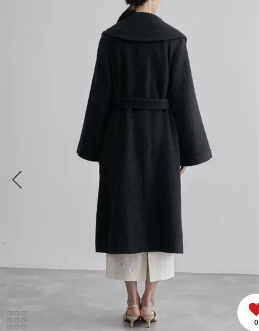 youkobon新品ROPÉ エアリーモヘアシャギーロングコート