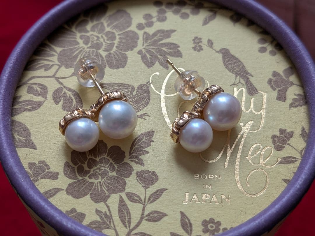 Chang Mee パールフラワーピアス