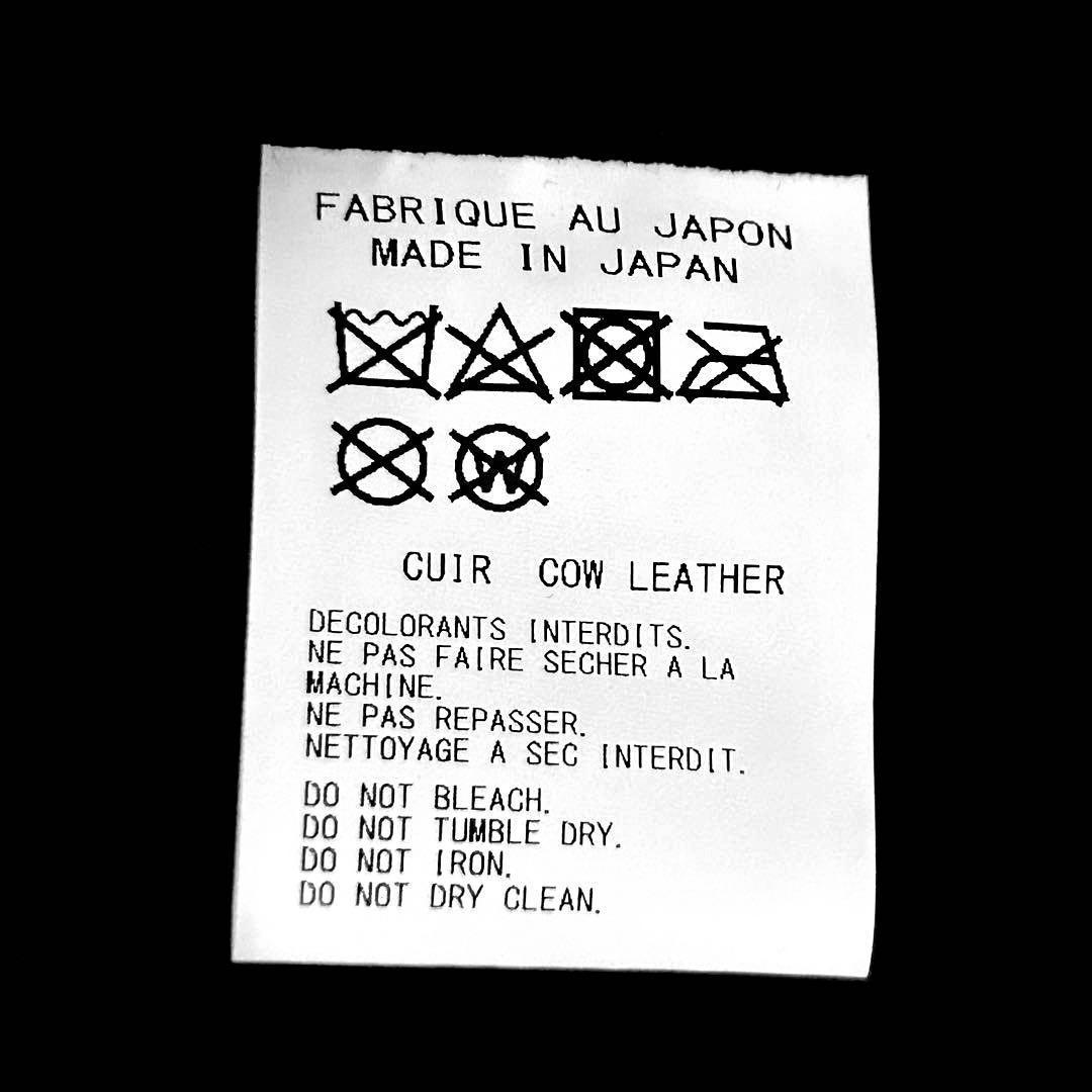 新品未使用 Yohji Yamamoto ヨウジヤマモト レザートートバッグ 黒
