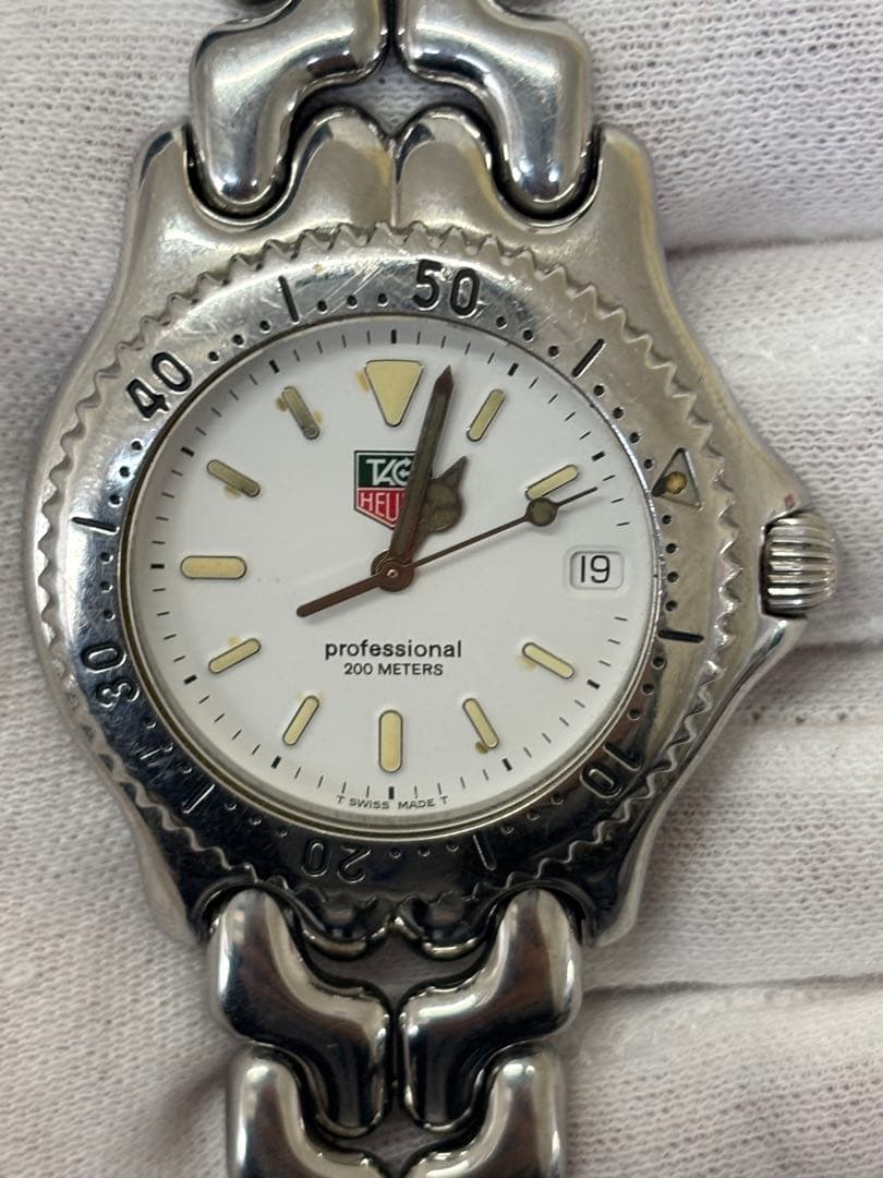 TAG Heuer タグホイヤー S90.806 クオーツ ホワイト文字盤