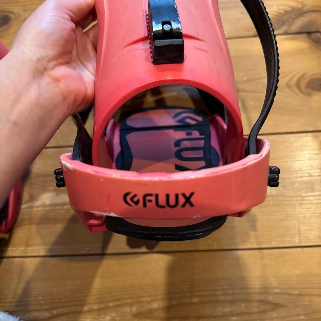 Flux スノーボードビンディング ピンク　S size