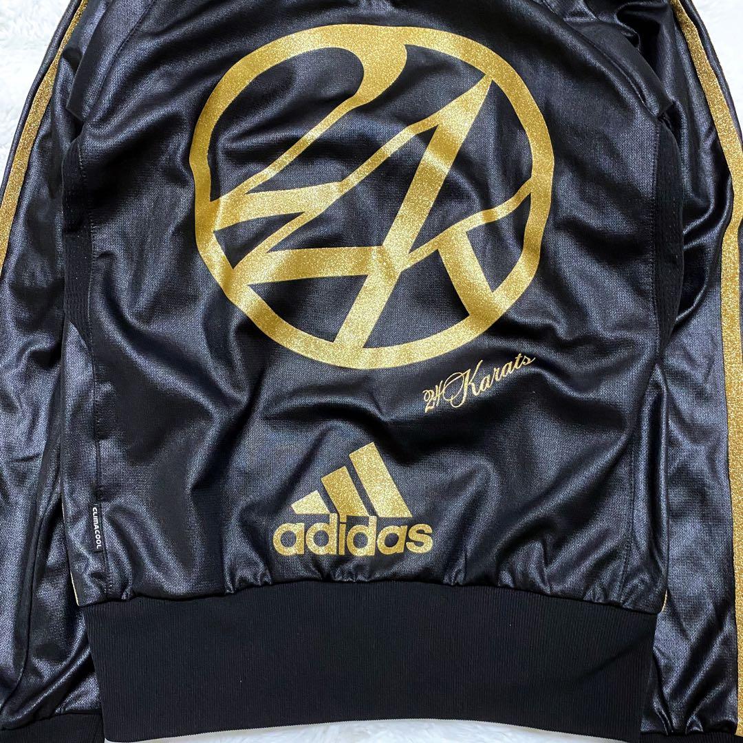 【試着のみ】adidas × 24Karats ポーチ付 ジャージ 2XS