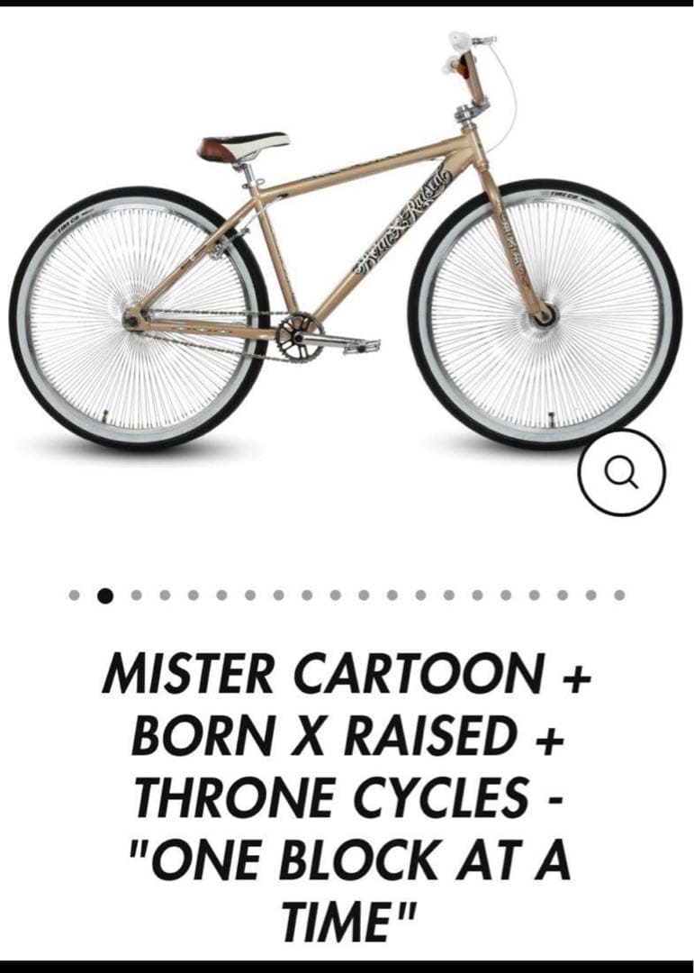 自転車本体 BornxRaised Mr.cartoon Throne CyclesBMX