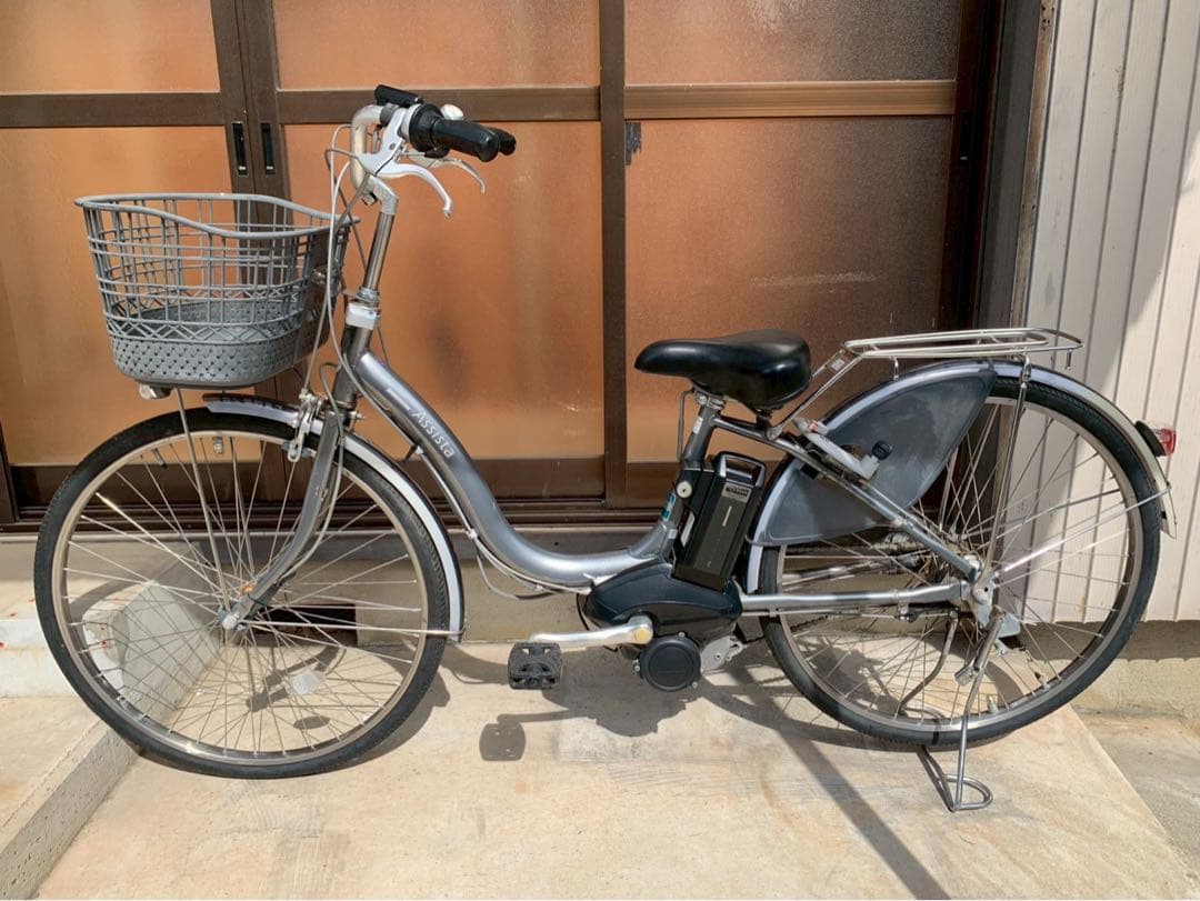 電動自転車　No.6324 ブリヂストン アシスタ　26インチ シルバー