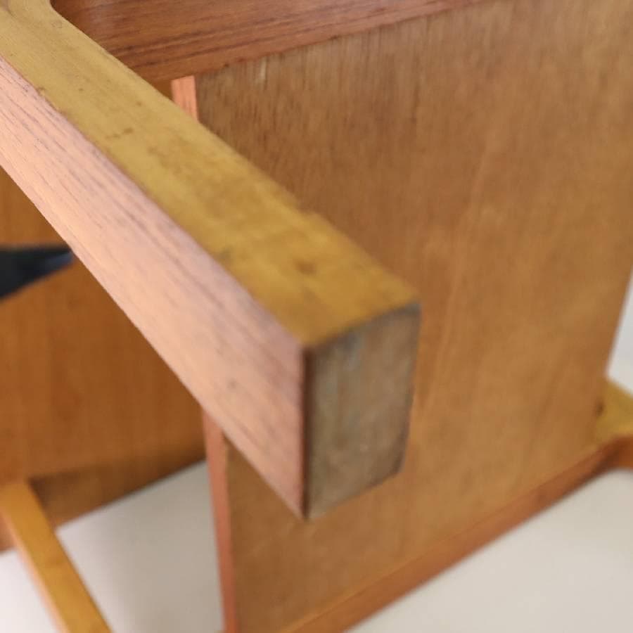 値下天童木工 ローテーブル サイドテーブル コマ入れ成形 ビンテージ Tendo