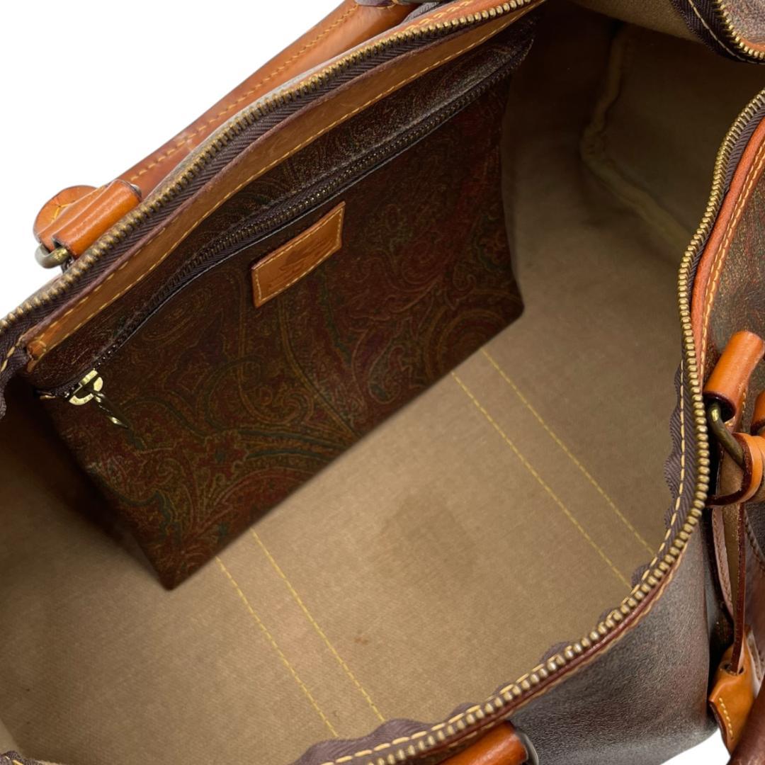ETRO/エトロ ペイズリー柄 ボストンバッグ 鍵付き