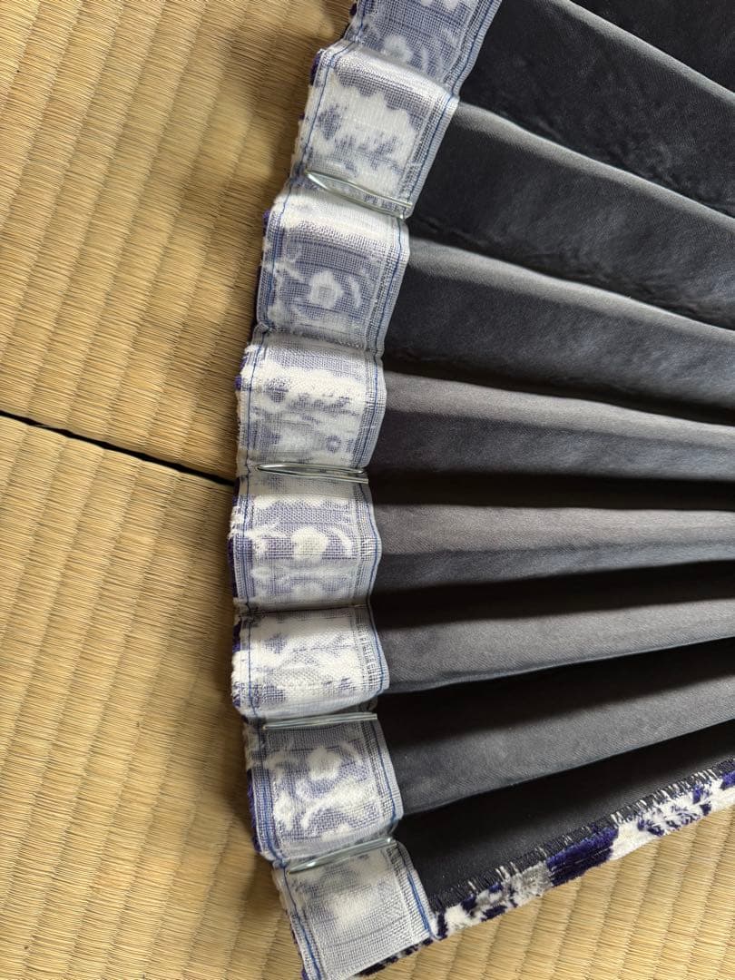 金華山 新格子 紺 大型トラック 仮眠カーテン値下げ不可