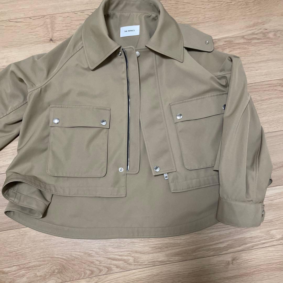 THE RERACS ベージュ ミリタリージャケット 36