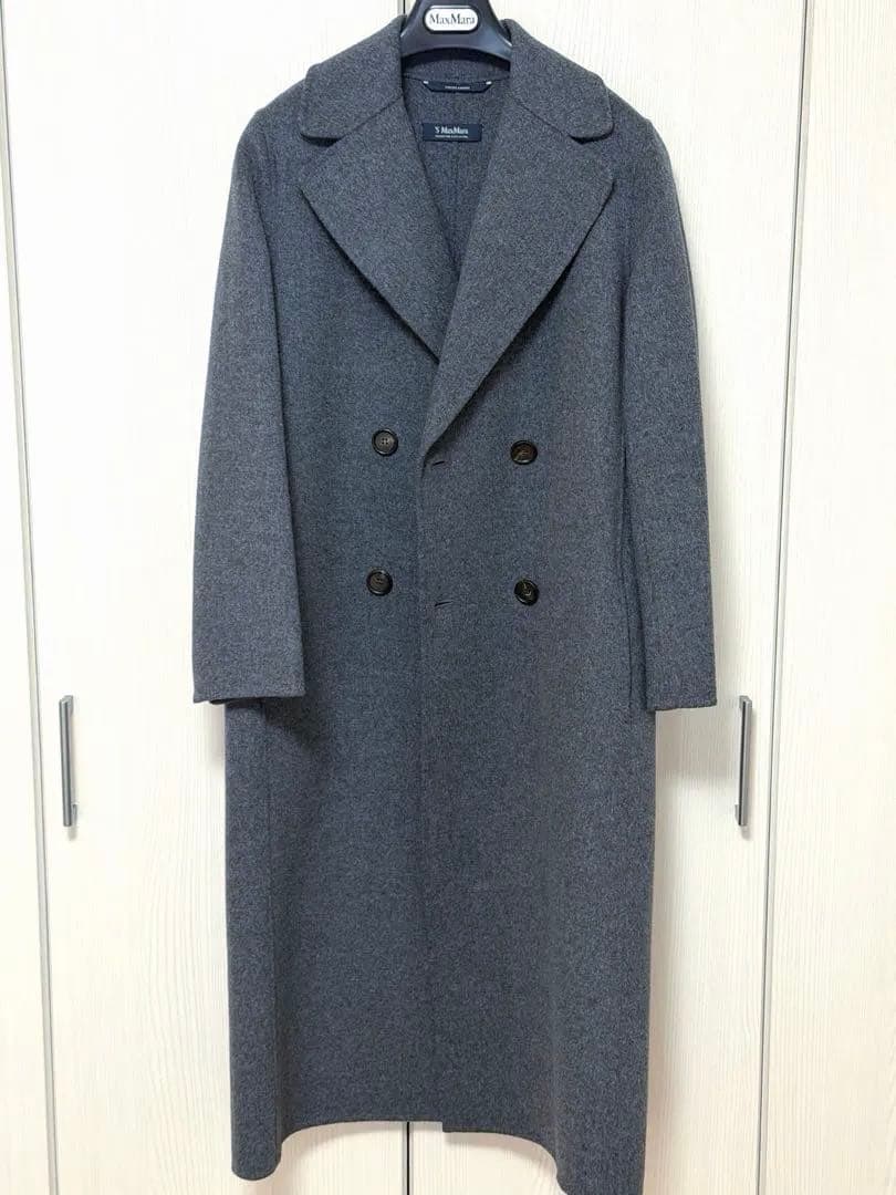 ‘S MaxMara 美品ロングコート☆グレー系38サイズ