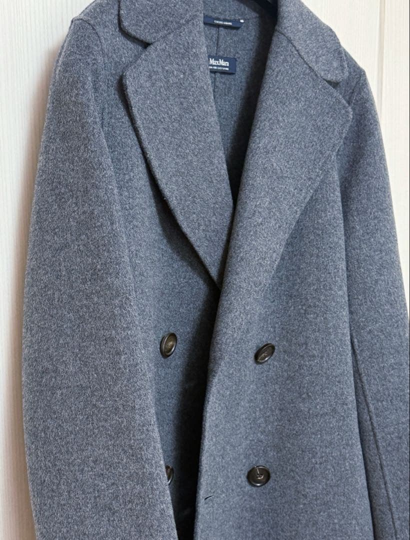 ‘S MaxMara 美品ロングコート☆グレー系38サイズ