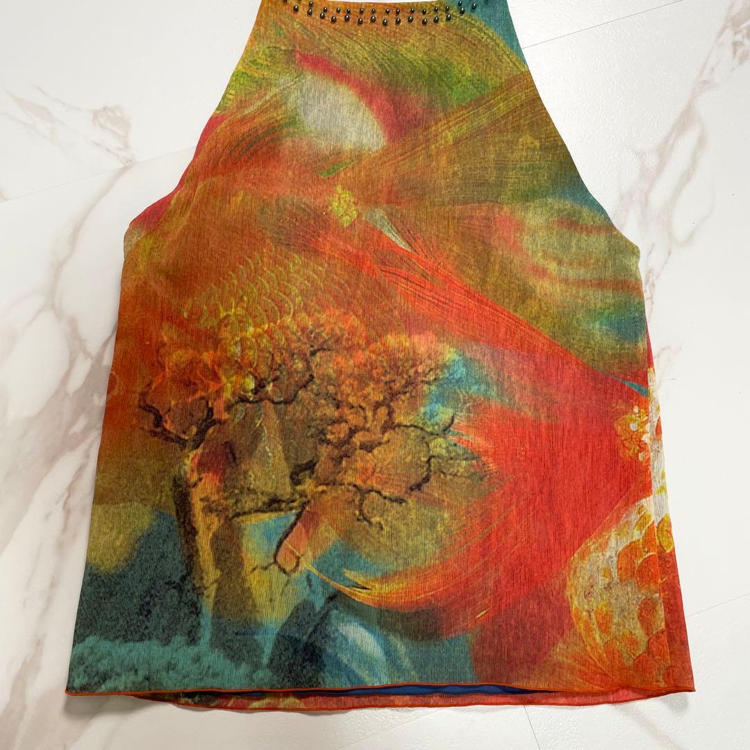 希少✨VIVIENNE TAM カットソー タンクトップ 豪華 総柄 金魚