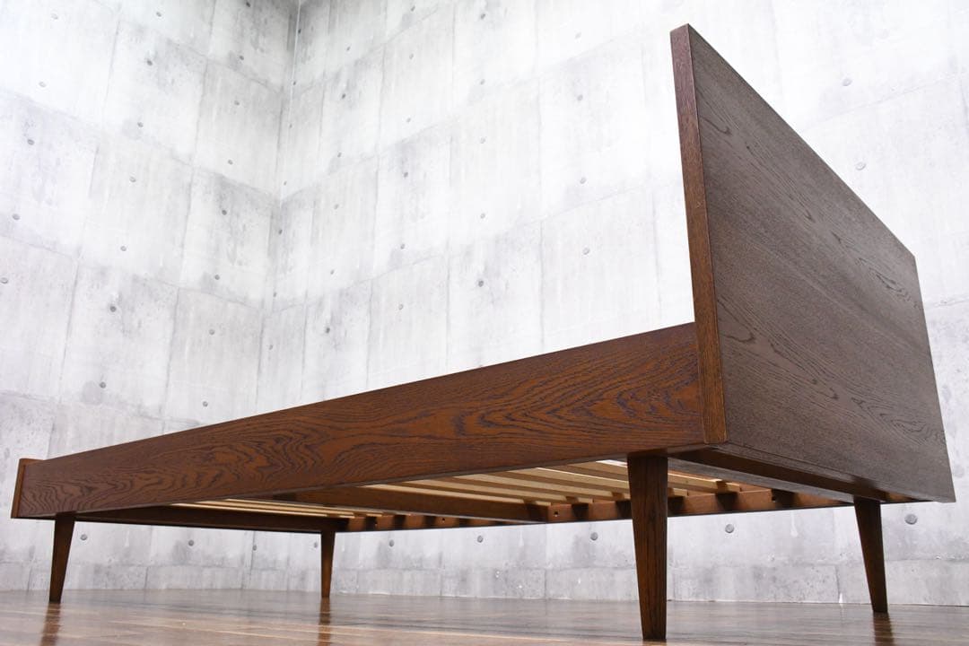 EIC11 美品 トラックファニチャー シングルベッドフレーム 24万 ナラ材