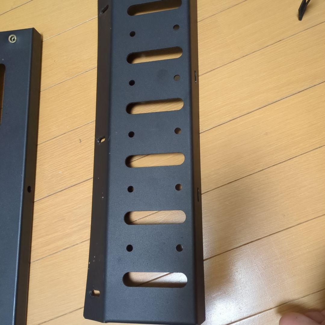 天井収納ラック ブラック アルミ製 約120cm x 40cm