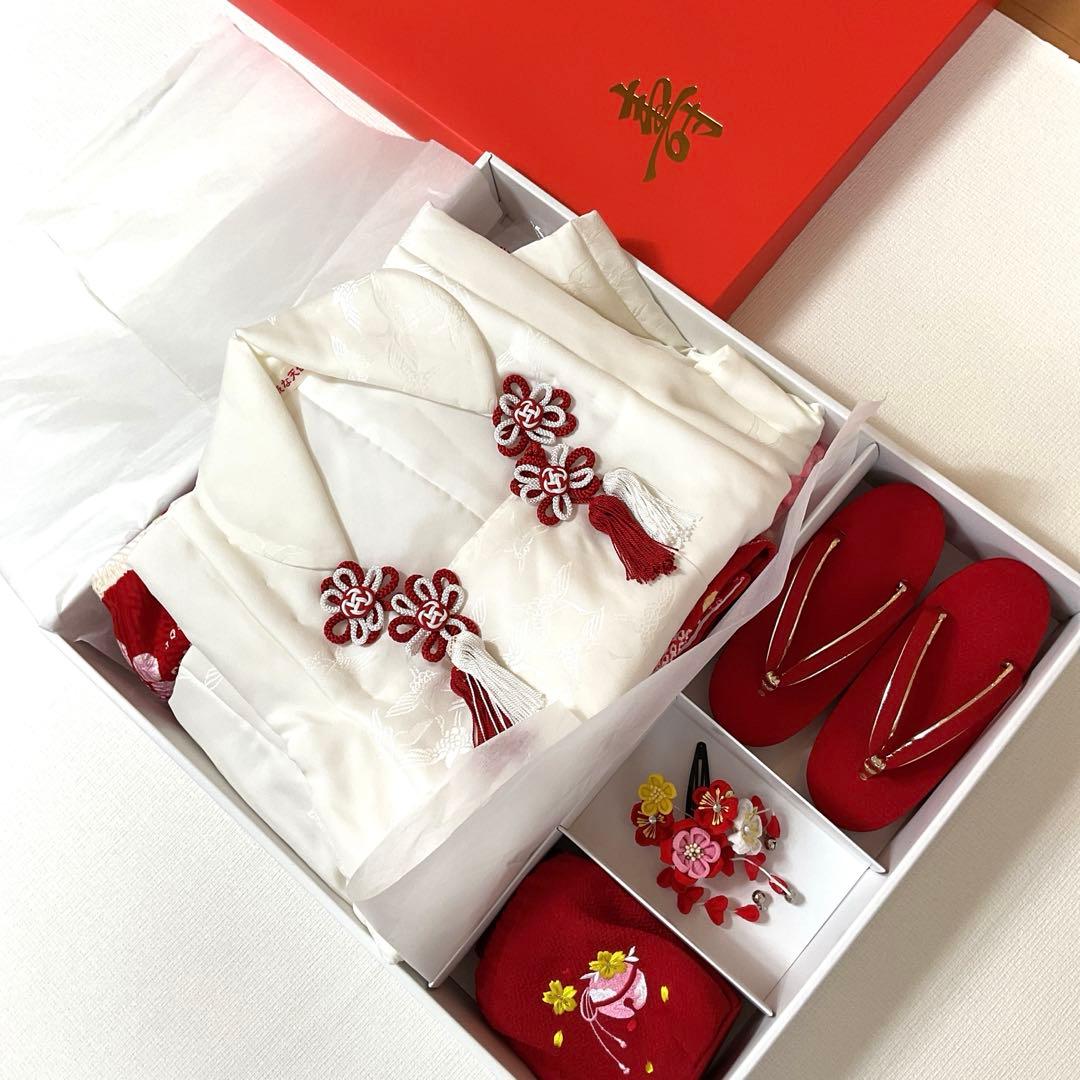 ayaNo.13 七五三　　3歳 正絹被布セット　　本総絞り　　訳あり