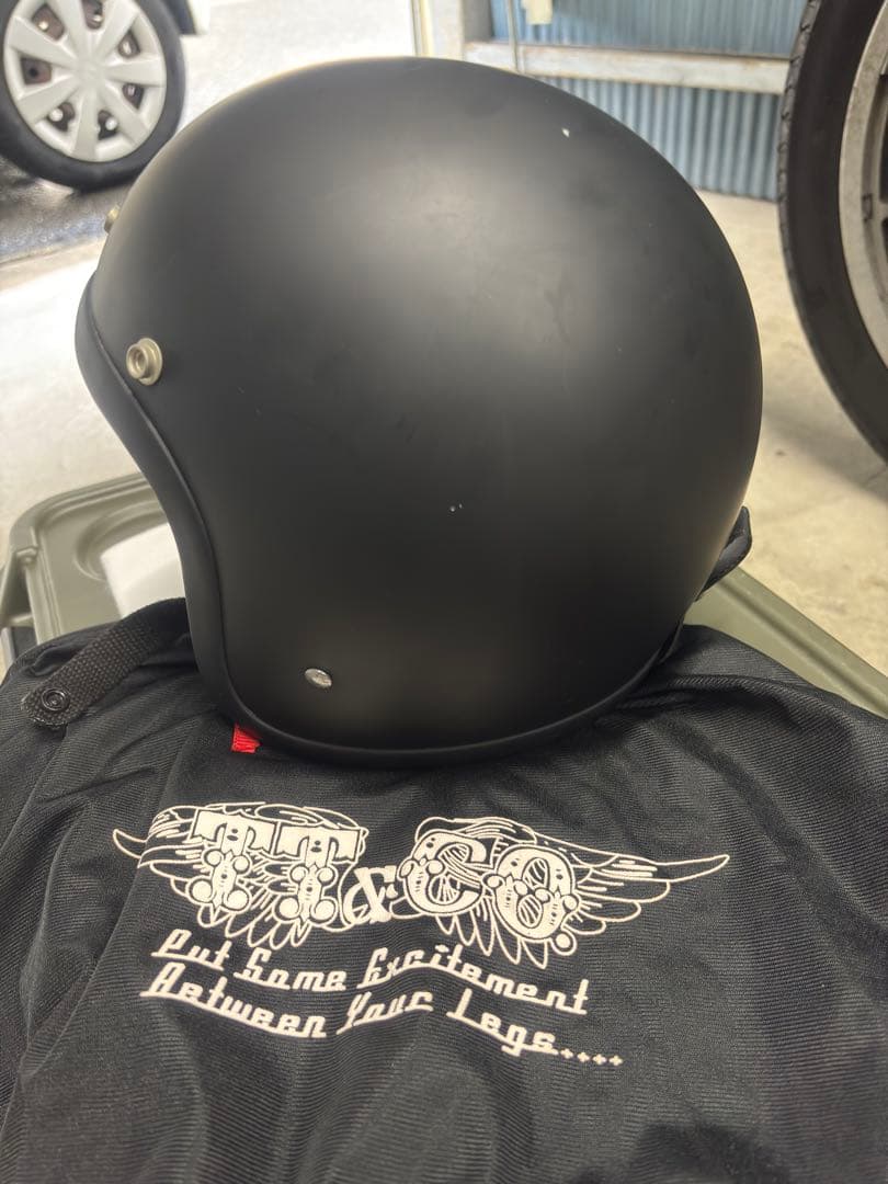 ocean beetleTT&GO ヘルメット マットブラック XLサイズ