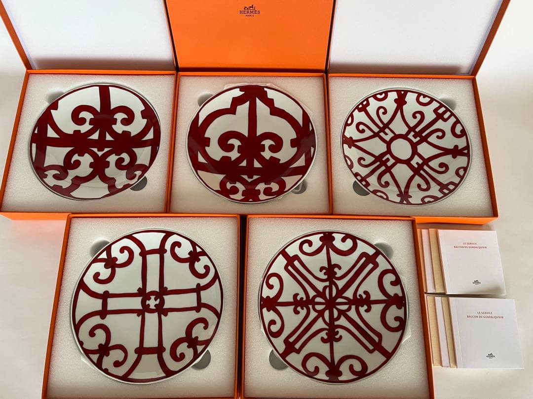 HERMES エルメス　ガダルキヴィール　パン皿　5枚セット 新品未使用